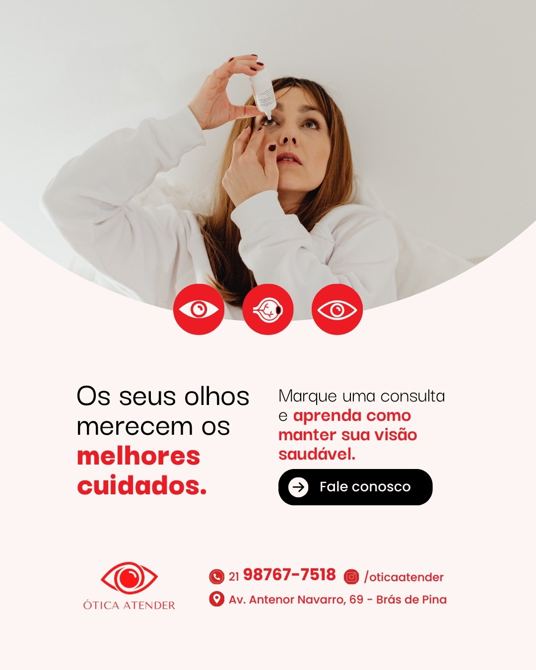 Ótica Atender - Exame de Vista GRÁTIS!